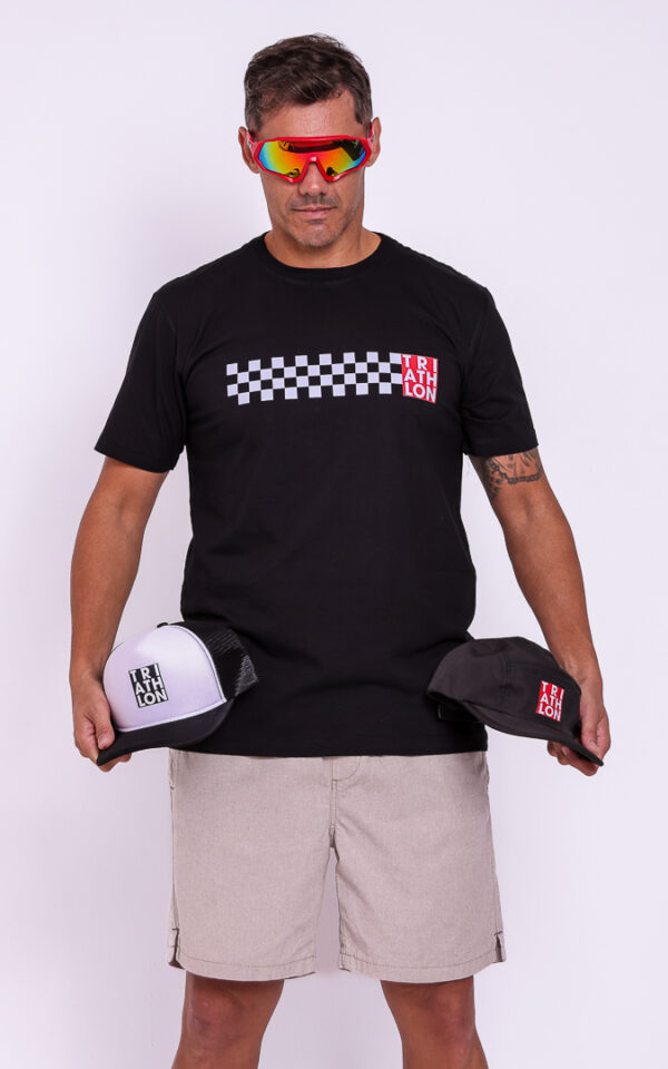 T-SHIRT TRI FLAG-PRETA